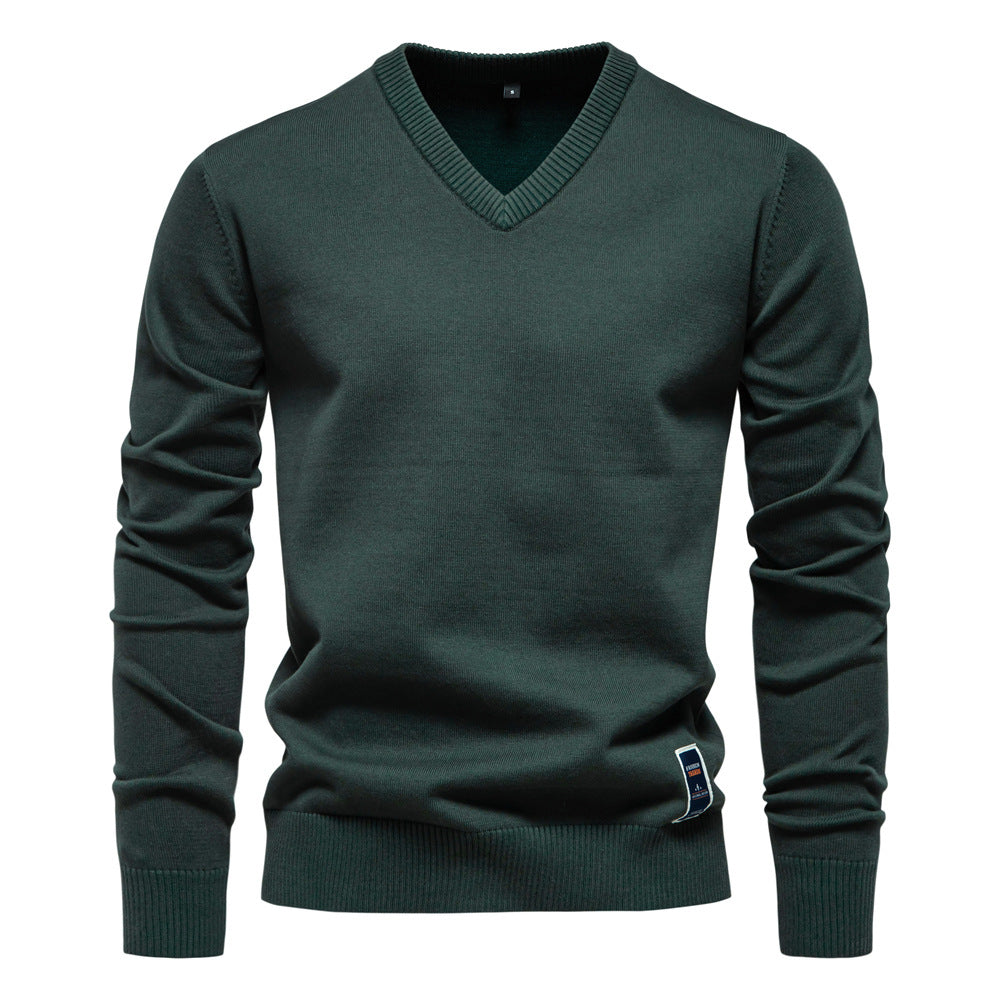 Men's Classic V-neck T-shirt for Everyday Wear