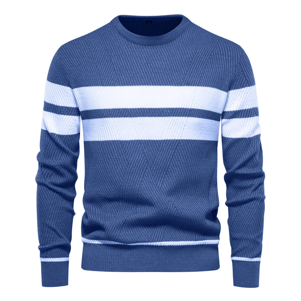 Men's coarse knit sweater