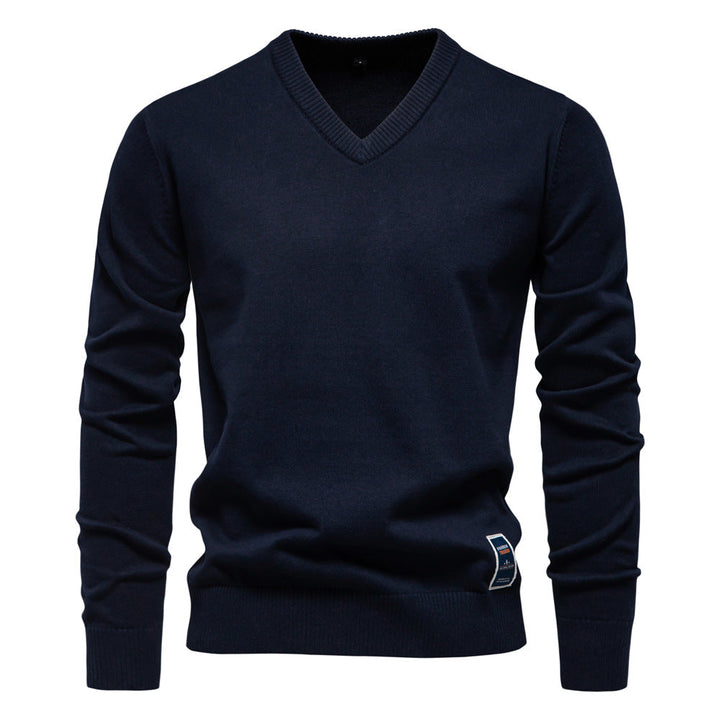 Men's Classic V-neck T-shirt for Everyday Wear