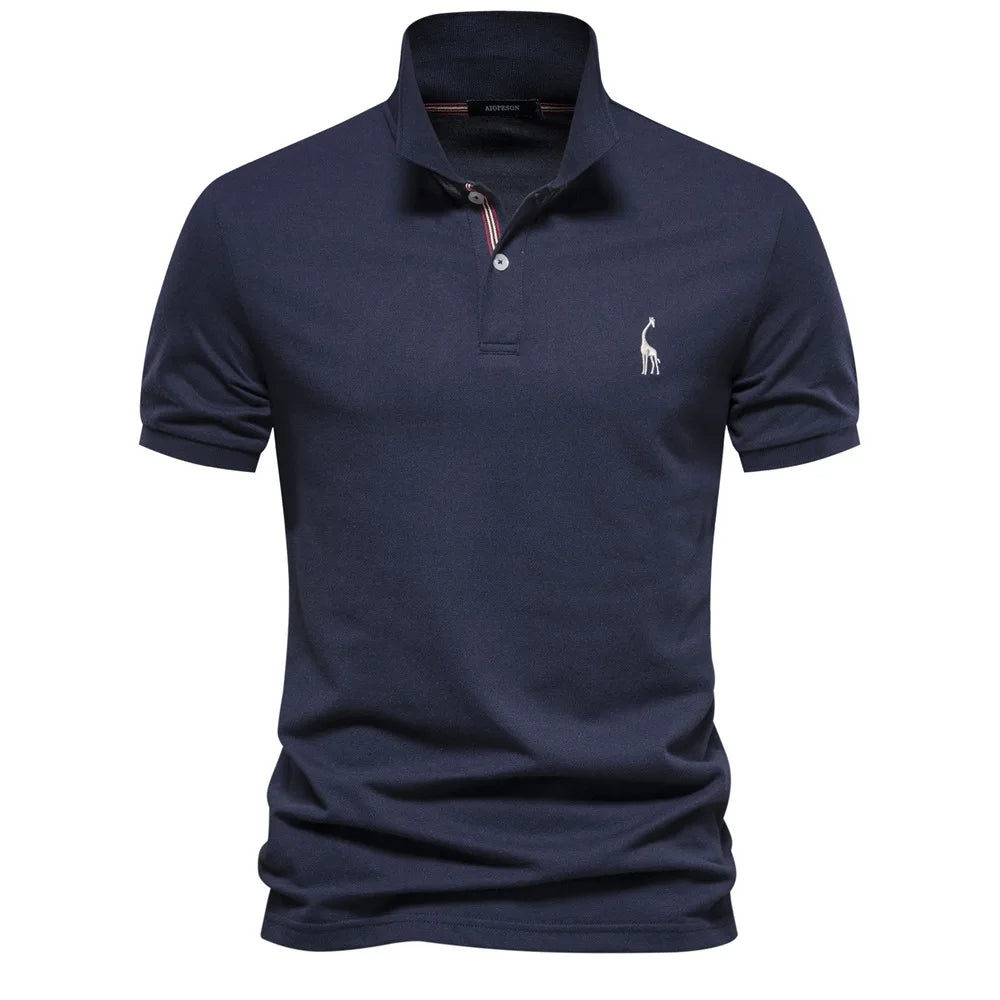 Men's Classic Polo Shirt with Embroidery - Timeless Style & Detail