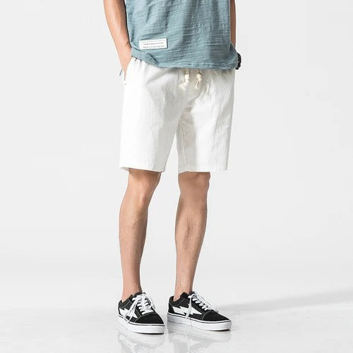 Men's Casual Summer Shorts with Tunnel Train Design