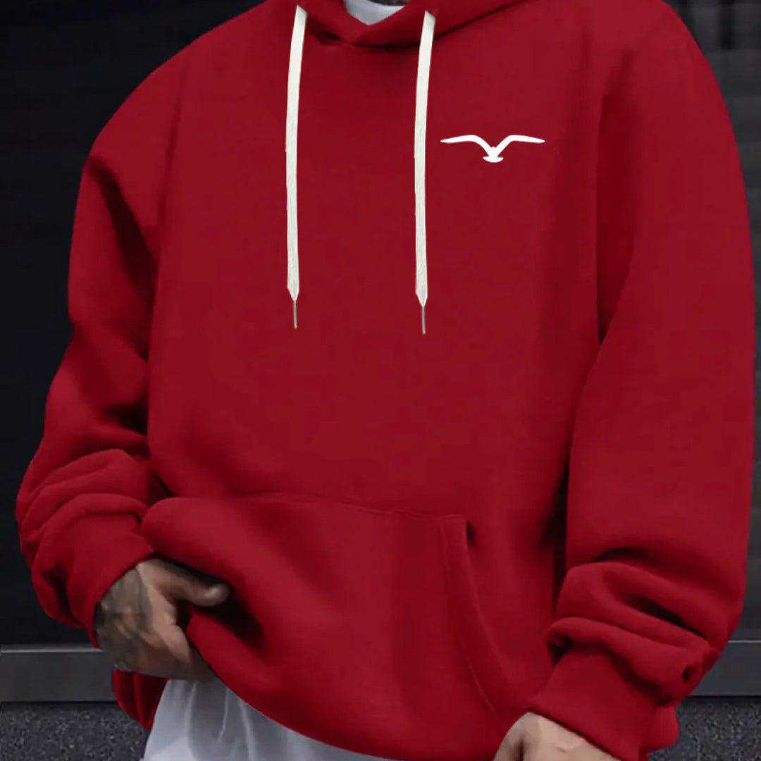Men's Casual Cozy Long Sleeve Hooded Sweatshirt for Autumn Winter