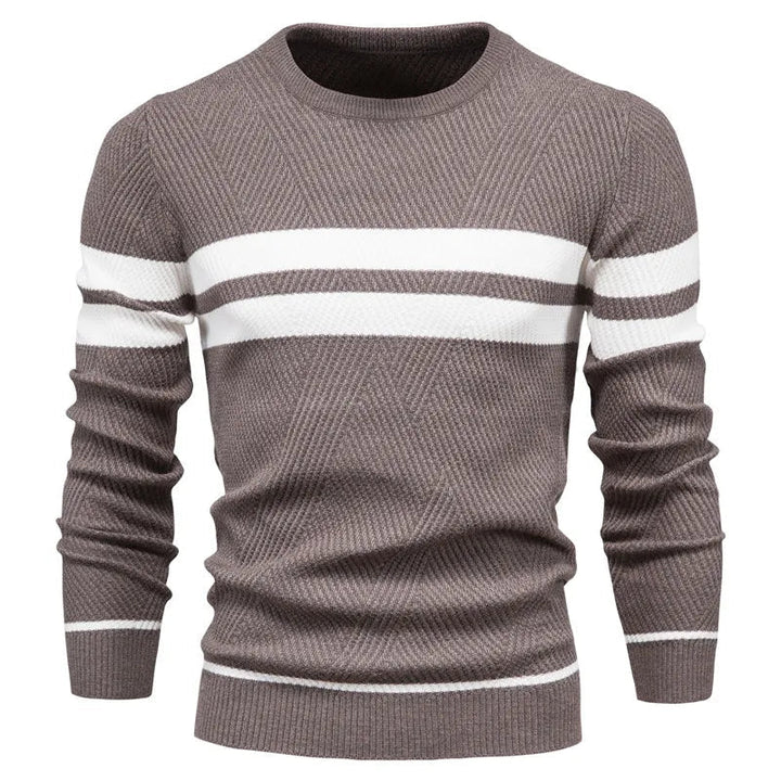 Men's coarse knit sweater