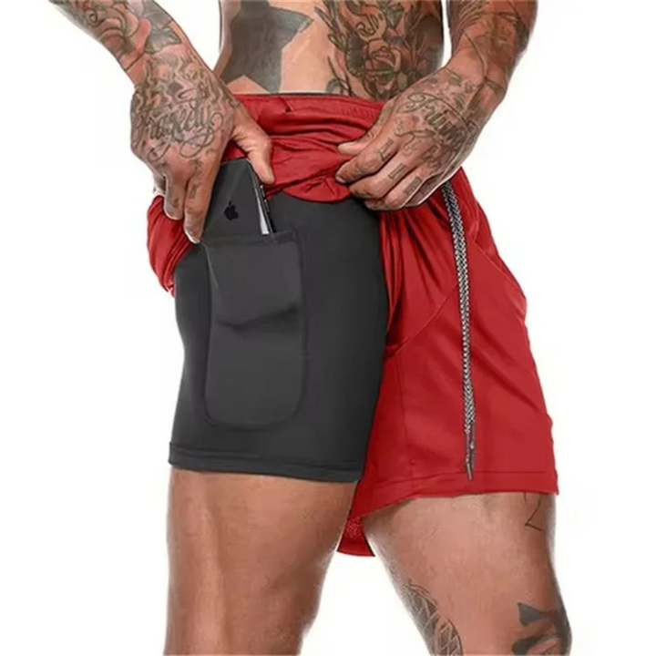 Men's 2-in-1 Sport Shorts – Designed for Performance and Comfort