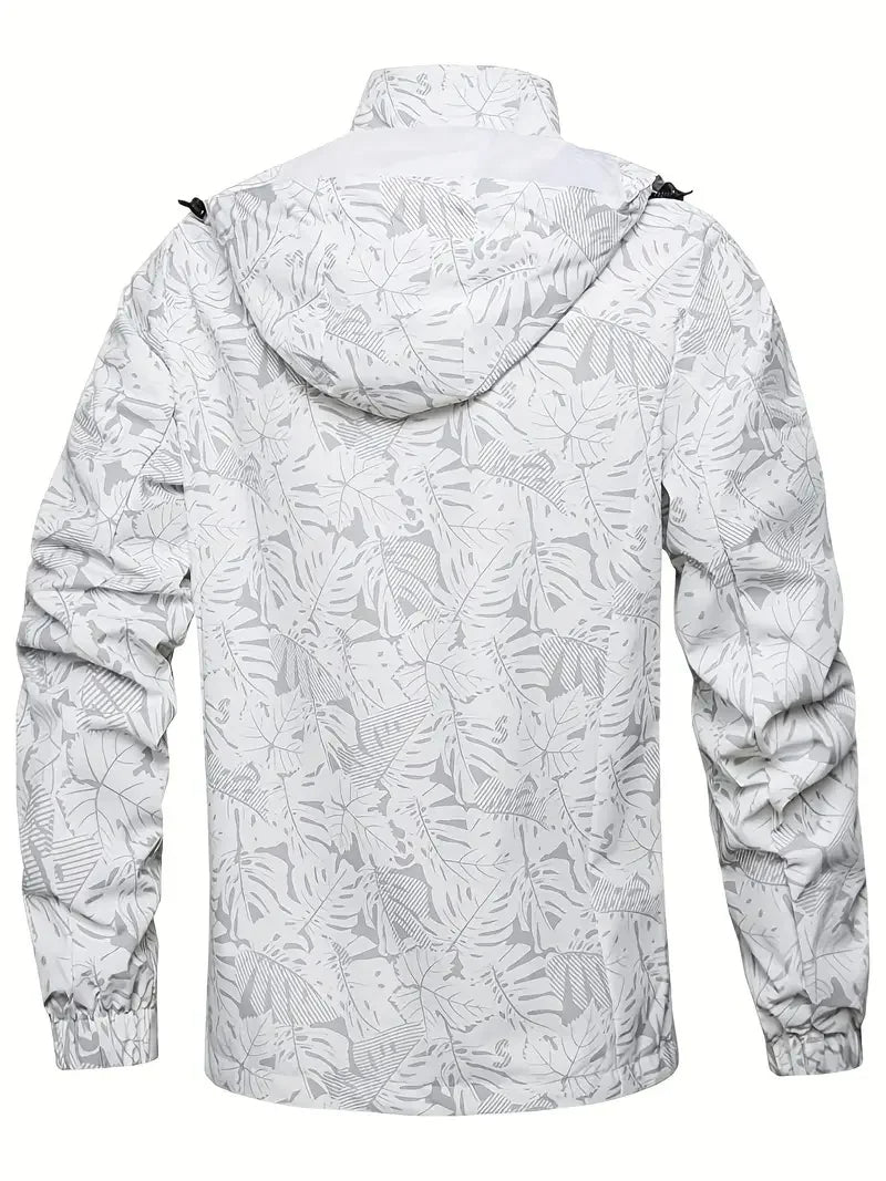 Men's Waterproof Outdoor Jacket with Hood for All Weather Conditions
