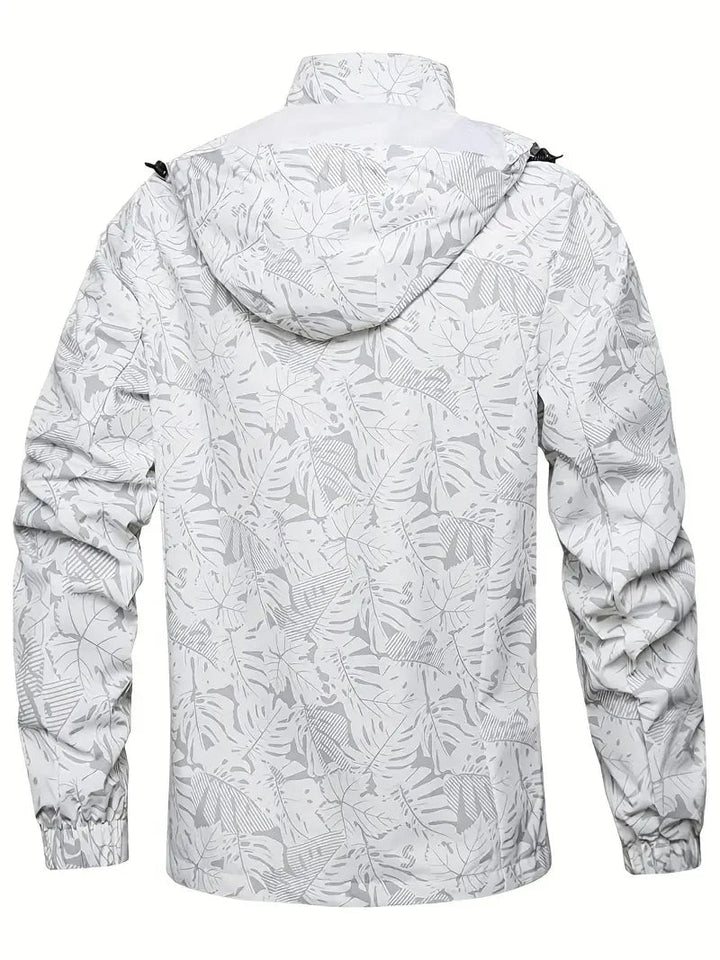 Men's Waterproof Outdoor Jacket with Hood for All Weather Conditions