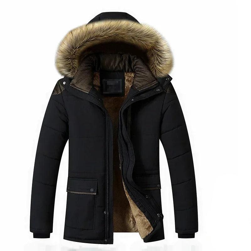 Men's Insulated Parka Jacket for Cold Weather Protection