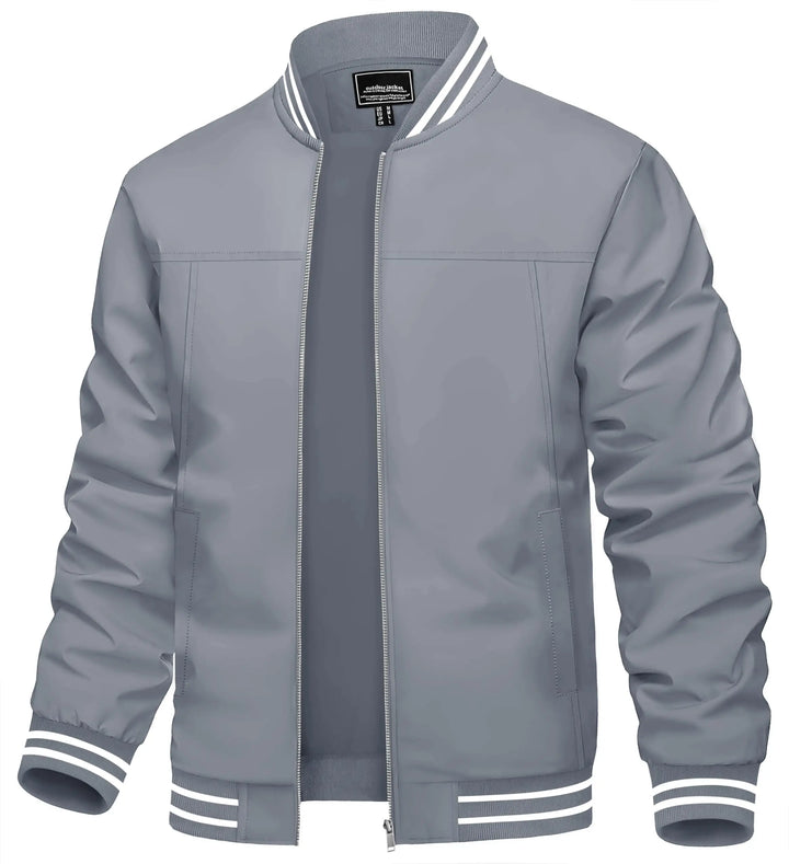Men's Lightweight Full Zip Windbreaker Jacket