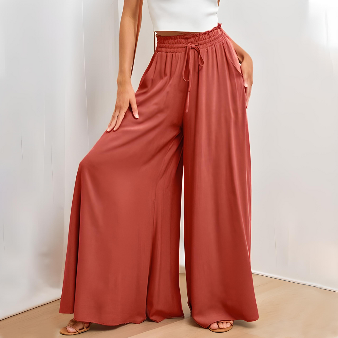 Women's Effortlessly Chic Classic Wide Leg Pants