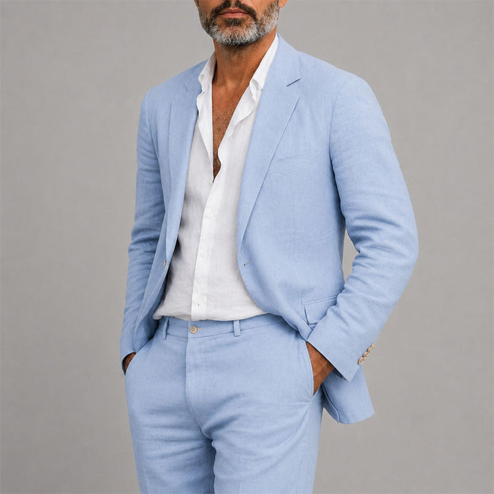 Aaron | Men's Relaxed Blazer and Pants Suit Ensemble