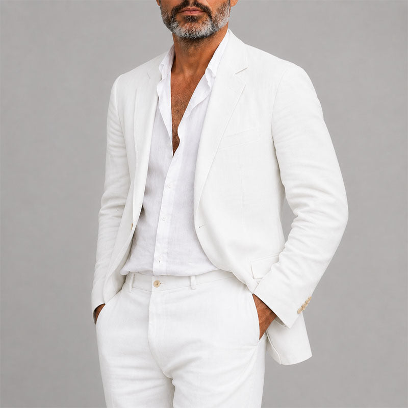 Aaron | Men's Relaxed Blazer and Pants Suit Ensemble