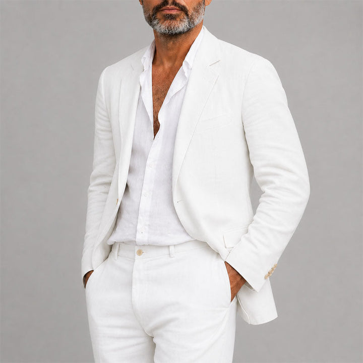 Aaron | Men's Relaxed Blazer and Pants Suit Ensemble