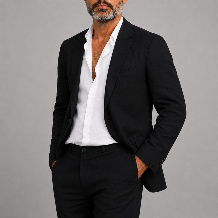 Aaron | Men's Relaxed Blazer and Pants Suit Ensemble
