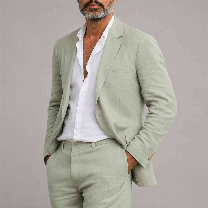 Aaron | Men's Relaxed Blazer and Pants Suit Ensemble