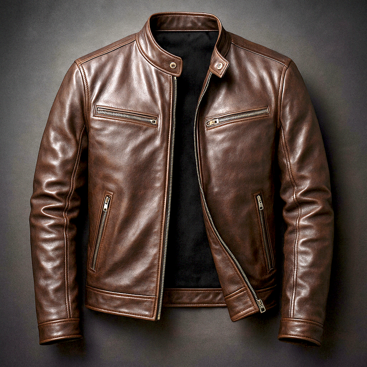 Men's Classic Vintage Leather Jacket