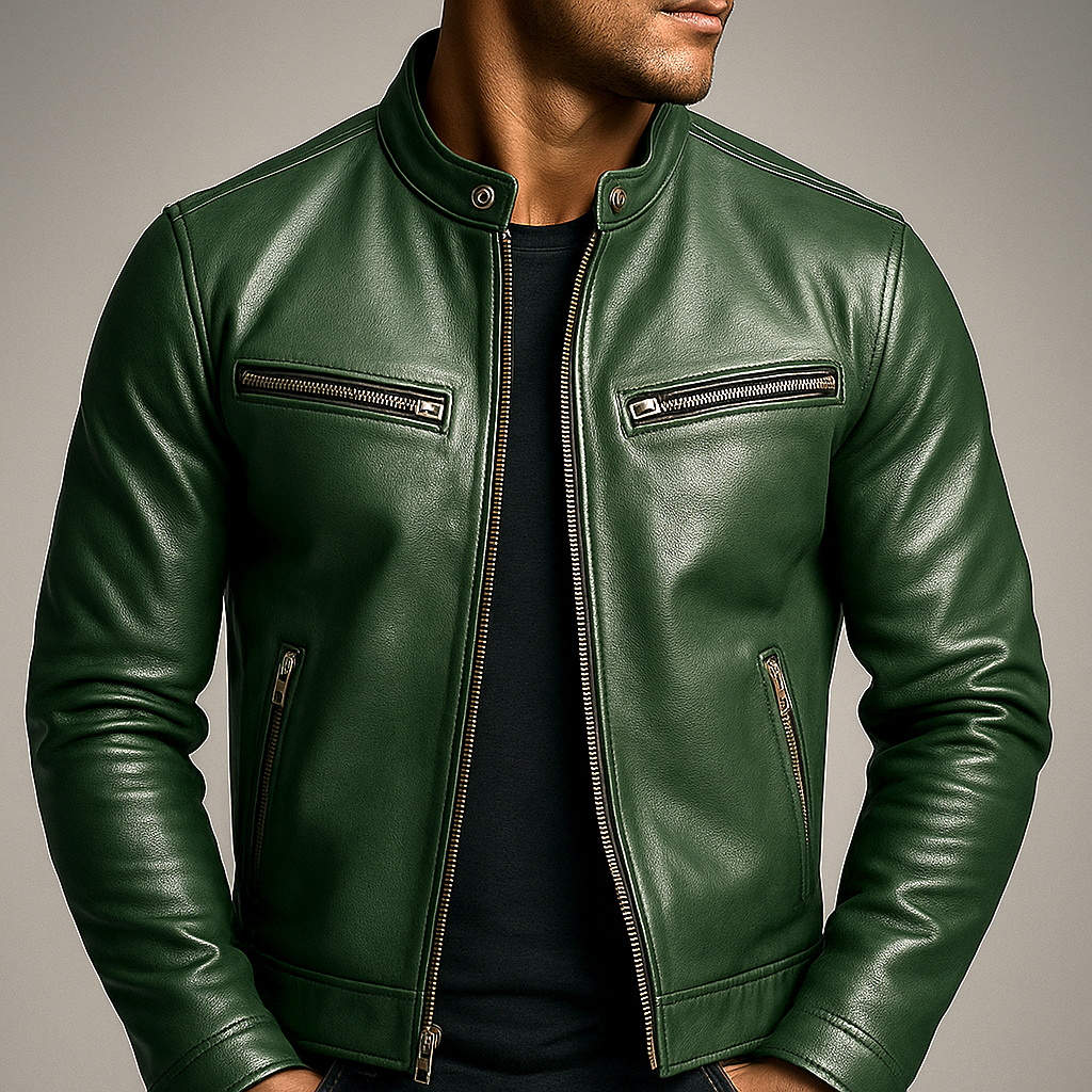 Men's Classic Vintage Leather Jacket
