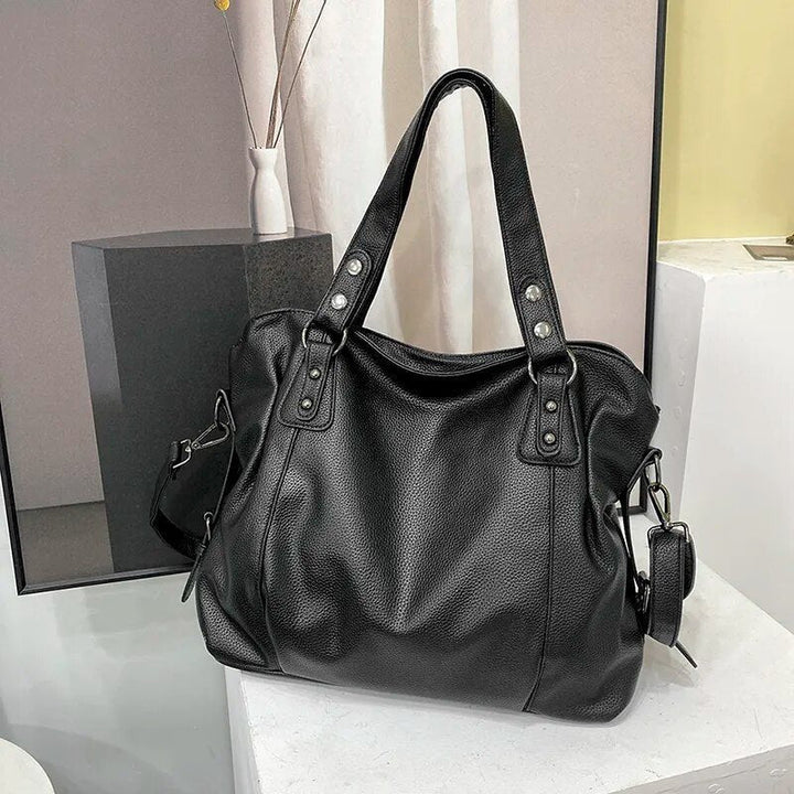 Women's Large Capacity Leather Tote Bag