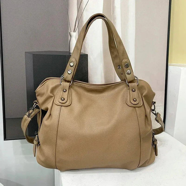 Women's Large Capacity Leather Tote Bag