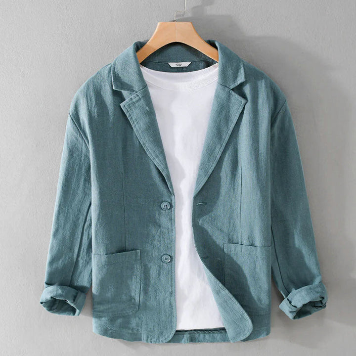 Men's Linen Casual Tailored Blazer for Stylish Summer Outfits