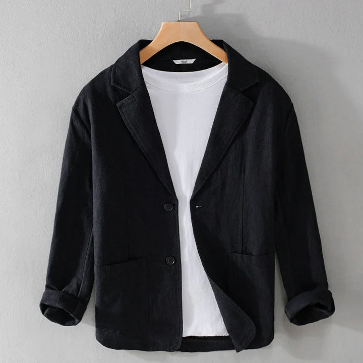 Men's Linen Casual Tailored Blazer for Stylish Summer Outfits
