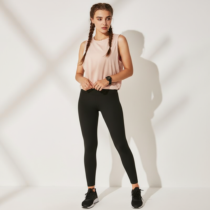 Emily | Women's Sleeveless Workout Top with Open Back