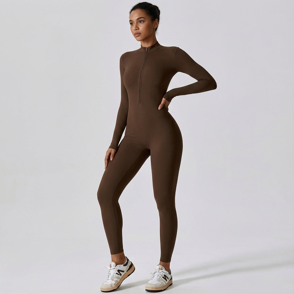 Violet | Women's Breathable One-Piece Training Suit