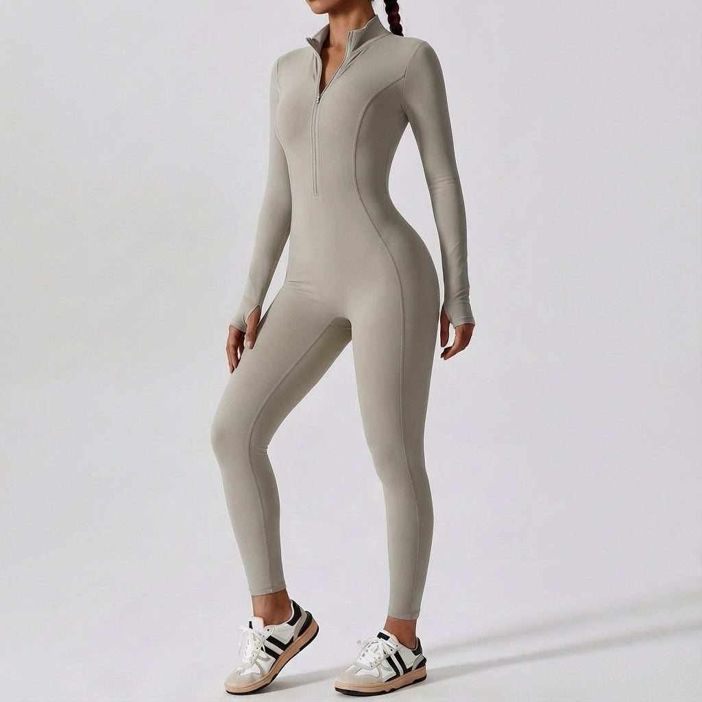 Violet | Women's Breathable One-Piece Training Suit