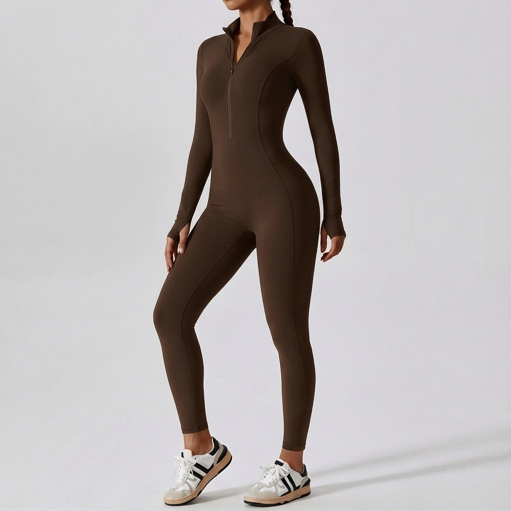 Violet | Women's Breathable One-Piece Training Suit