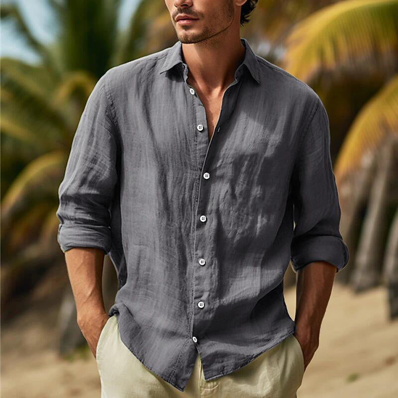 Austin | Men's Relaxed Fit Long Sleeve Shirt