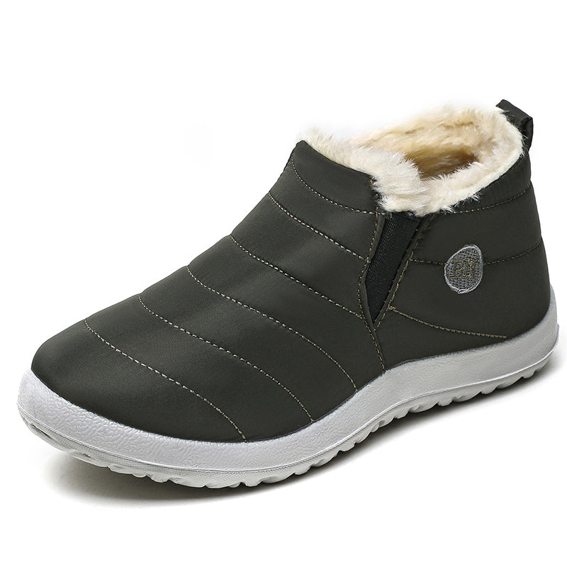 Men's Slip-On Boots with Fur Lining for Comfort and Style