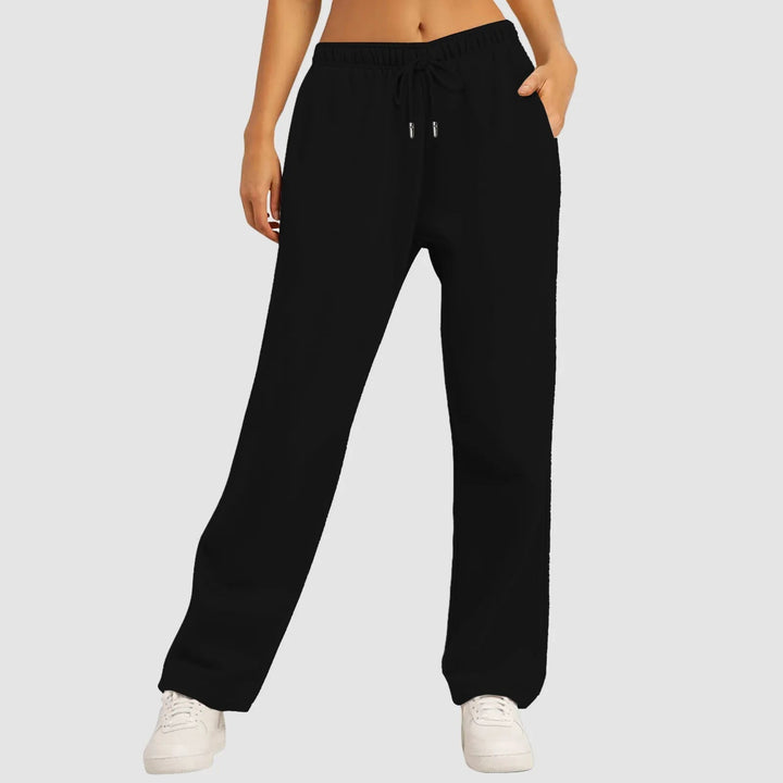 Women's Fleece Lined Wide Leg Sweatpants for Comfort and Style