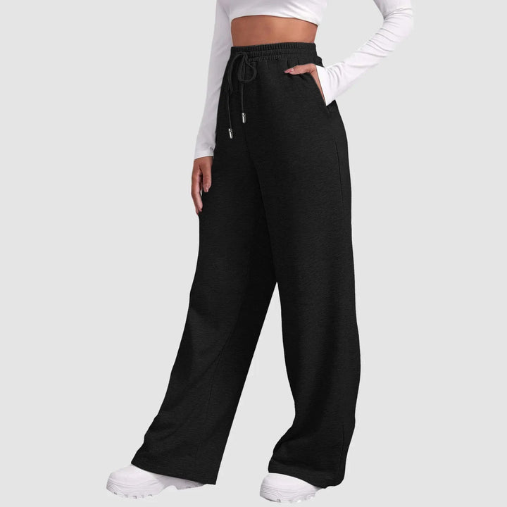Women's Fleece Lined Wide Leg Sweatpants for Comfort and Style