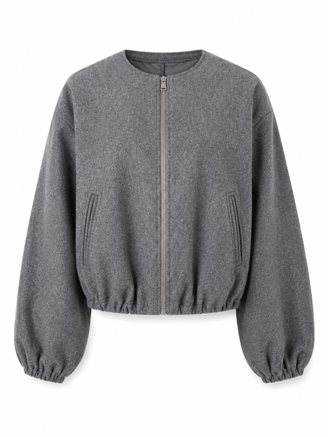 Women's Cropped Casual Bomber Jacket for Everyday Wear