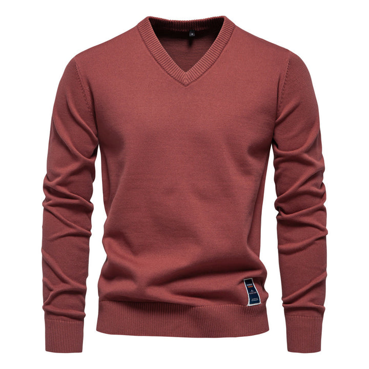 Men's Classic V-neck T-shirt for Everyday Wear