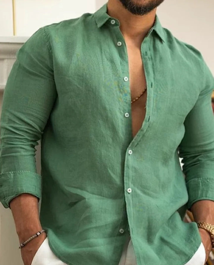 Men's Linen Shirt – Classic Comfort for Warm-Weather Wear