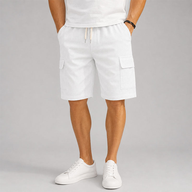 Blake | Men's Cargo Drawstring Shorts with Pockets