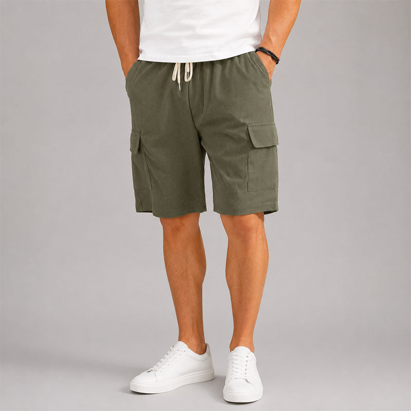 Blake | Men's Cargo Drawstring Shorts with Pockets