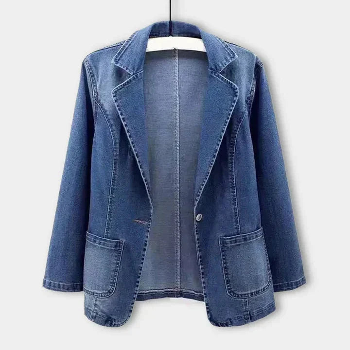 Women's Chic Denim Blazer