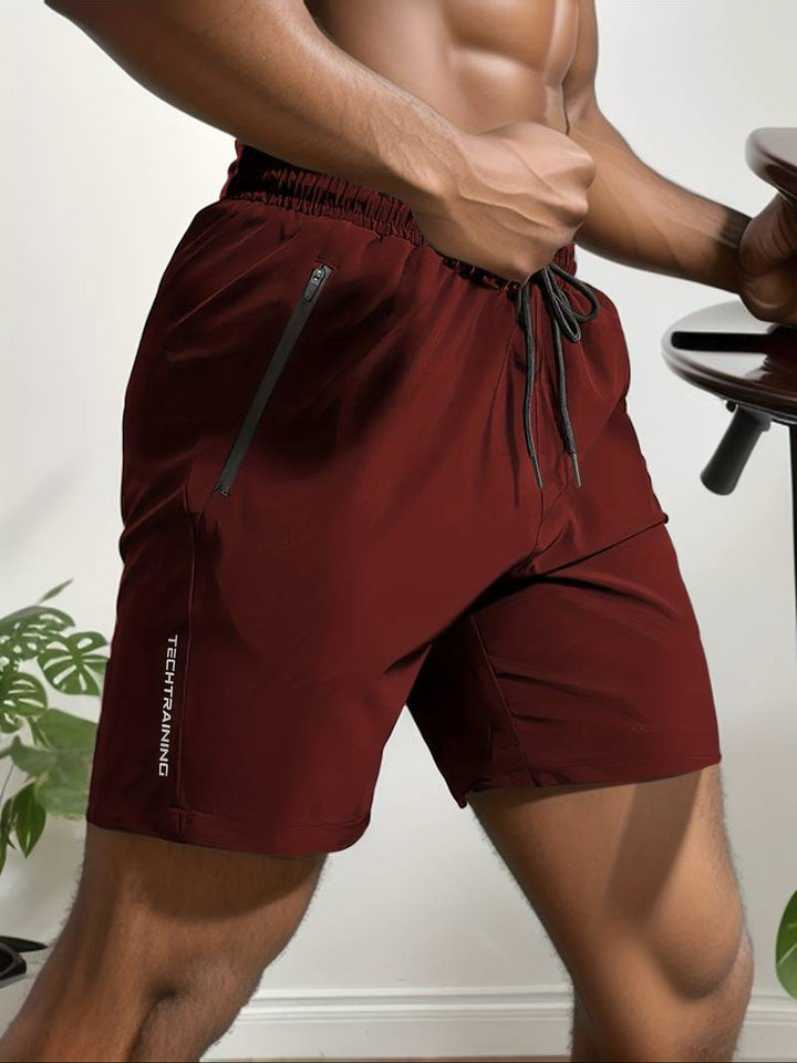 Alfredo | Men's Breathable Training Shorts with Elastic Waistband
