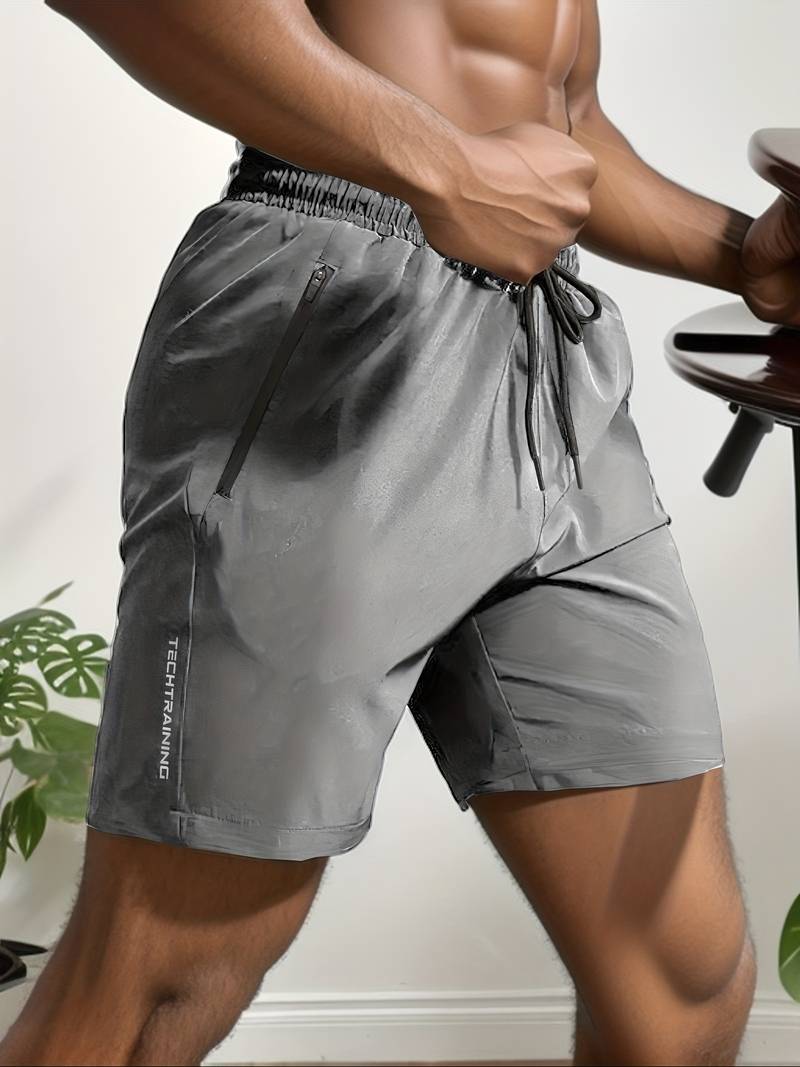 Alfredo | Men's Breathable Training Shorts with Elastic Waistband