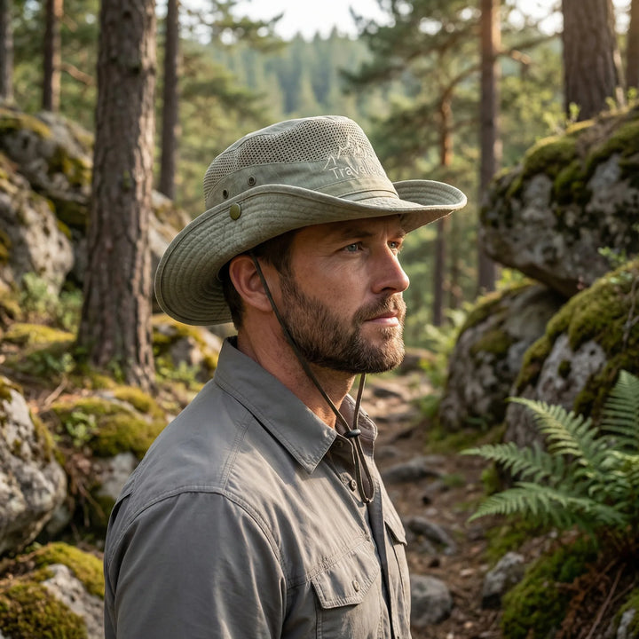 Jim | Men's Wide-Brimmed Sun Hat for Outdoor Activities