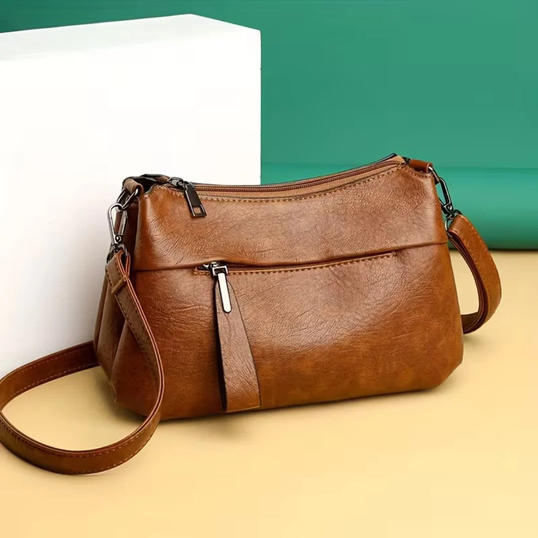 Women's Zip Pocket Crossbody Bag for Everyday Use