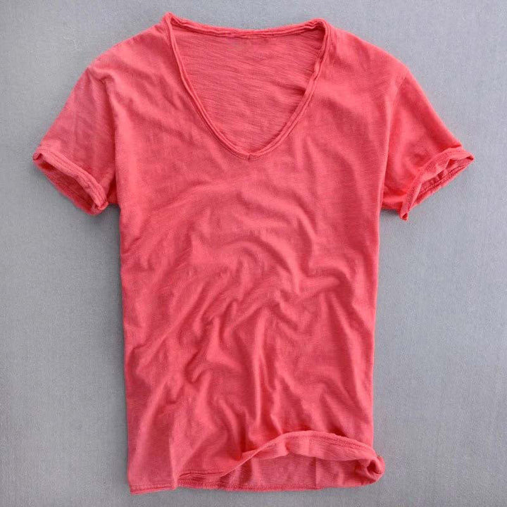 Bryce | Men's Casual Cotton V-Neck T-Shirt