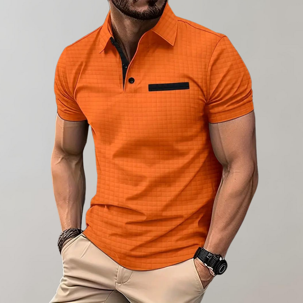 Men's Slim-Fit Polo Shirt - Comfortable and Stylish Design