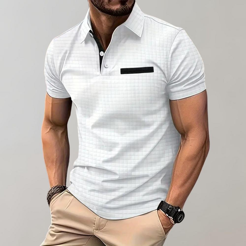 Men's Slim-Fit Polo Shirt - Comfortable and Stylish Design