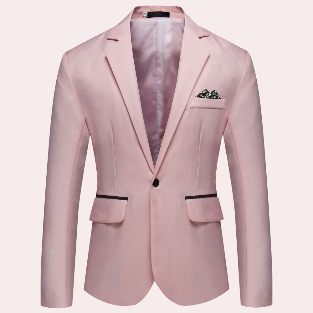 Men's Modern Single Breasted Slim-Fit Blazer