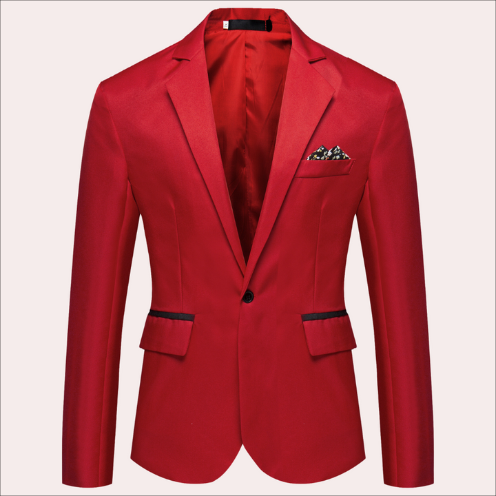 Men's Modern Single Breasted Slim-Fit Blazer