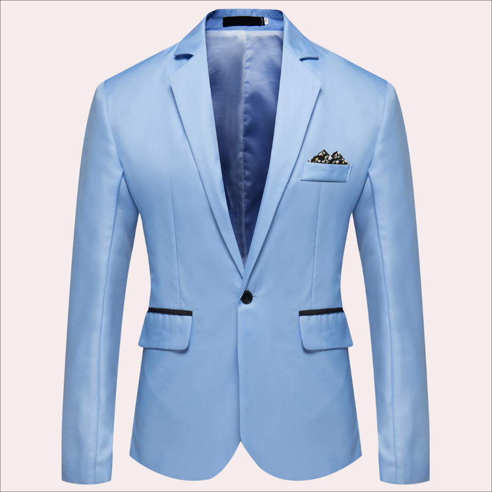 Men's Modern Single Breasted Slim-Fit Blazer