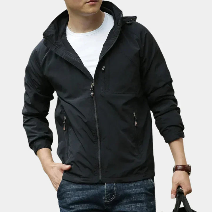 Men's breathable lightweight cargo jacket