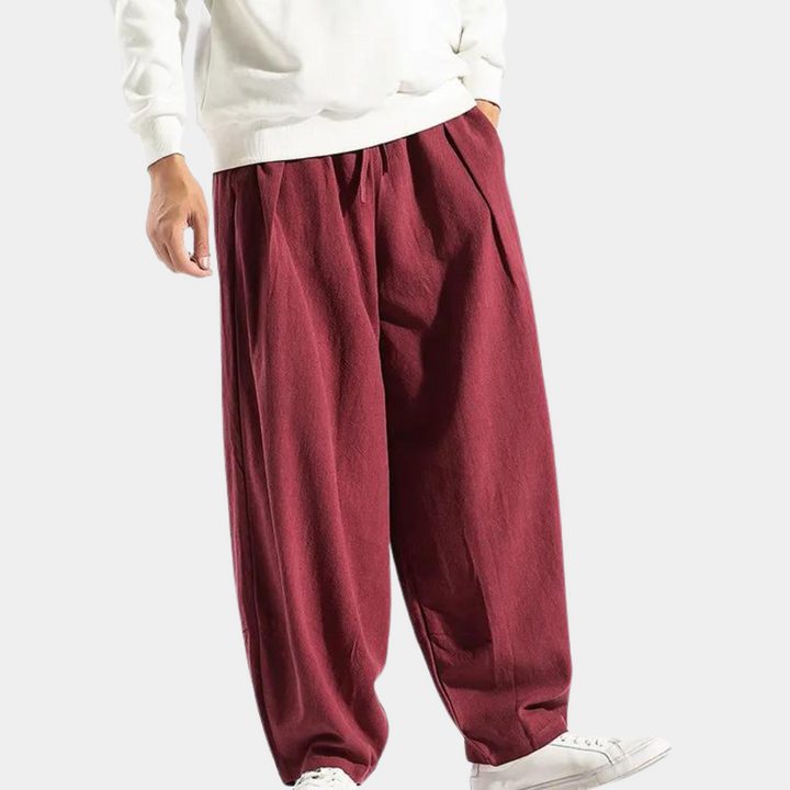 Men's Relaxed Fit Comfortable Leisure Pants for Everyday Wear